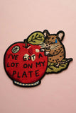 A Lot On My Plate Sticker Patch