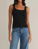 Danya Rib Tank - Black