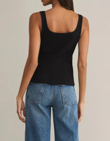 Danya Rib Tank - Black