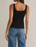 Danya Rib Tank - Black