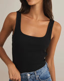 Danya Rib Tank - Black