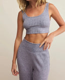 Dawn Smocked Rib Pant