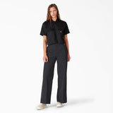 Wide Leg Work Pant - Stonewash Black