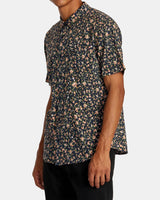 Botanical Short Sleeve Woven - Navy Marine