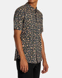 Botanical Short Sleeve Woven - Navy Marine