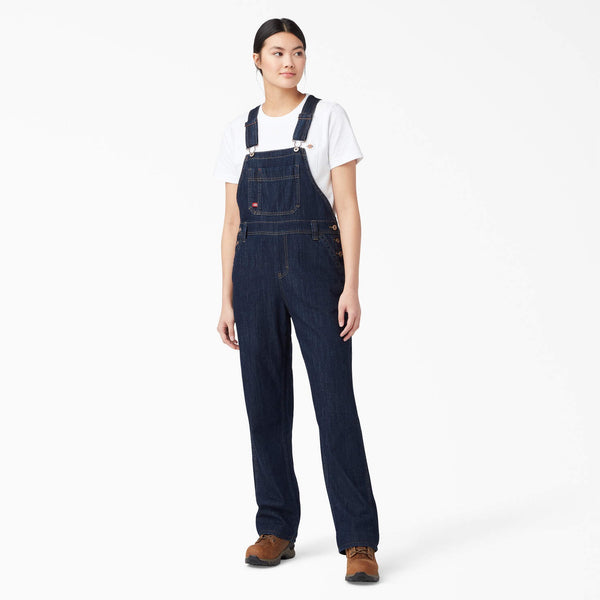 Relaxed Fit Bib Overalls - Dark Indigo