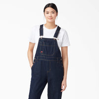 Relaxed Fit Bib Overalls - Dark Indigo