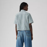 Rinoa Camp Shirt - Mischa Stripe Denim