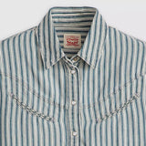 Rinoa Camp Shirt - Mischa Stripe Denim