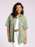 Ava Shirt - Palm Leaves