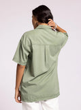 Ava Shirt - Palm Leaves