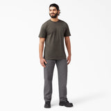 Heavyweight Crew Neck Tee - Black Olive