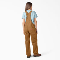 Relaxed Fit Bib Overalls - Rinsed Duck Brown