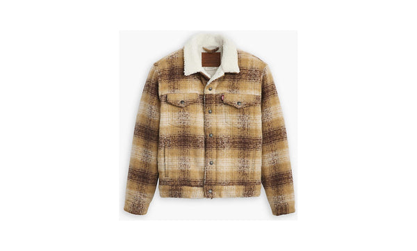 Type 3 Sherpa Trucker - Westin Plaid Curry