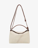 Note Denim Bag - Pale Flax