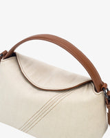 Note Denim Bag - Pale Flax