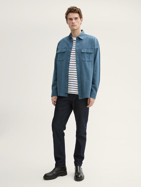 Twill Overshirt - Mystical Blue