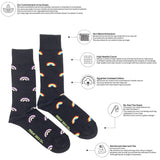 Rainbow Inclusive Socks M