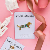 Christmas Weiner Sticker