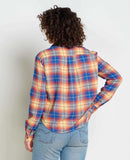 Re-form Flannel Boxy Shirt - Straw Multi Ombre