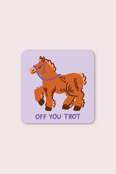 Off You Trot Sticker