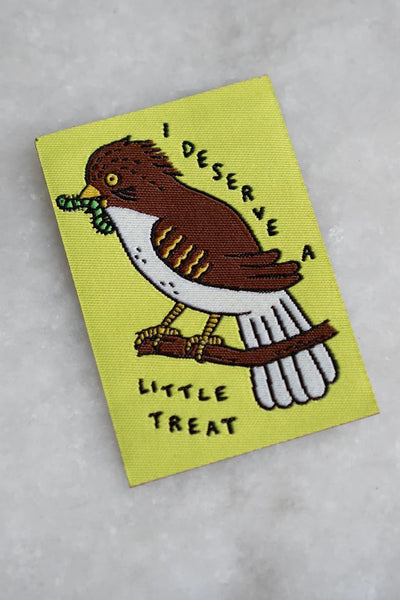 Little Treat Woven Sticker Patch