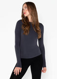 Bamboo Long Sleeve Crew Neck Top