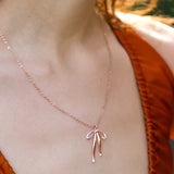 Bad To The Bow Necklace