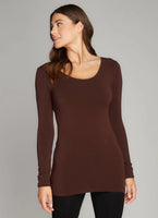 Bamboo Long Sleeve Scoop Neck Tee