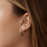 15 mm Hoops - Silver