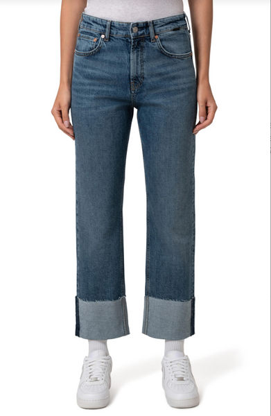 Savannah Cuffed Jean - Shaded Classic Blue