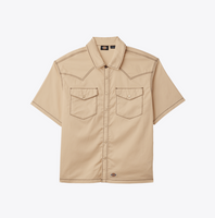 River Ranch Short Sleeve Work Shirt - Whitecap Grey