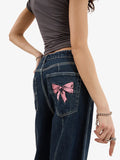 Cute But Psycho Big Baggy Jean - Dirty Midnight Blue