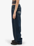 Cute But Psycho Big Baggy Jean - Dirty Midnight Blue