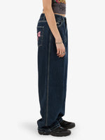 Cute But Psycho Big Baggy Jean - Dirty Midnight Blue