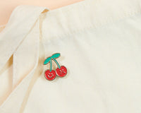 Cherry Fruit Enamel Lapel Pin