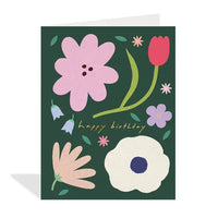 Birthday Flowers Card