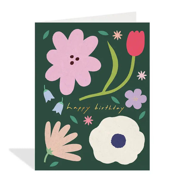 Birthday Flowers Card