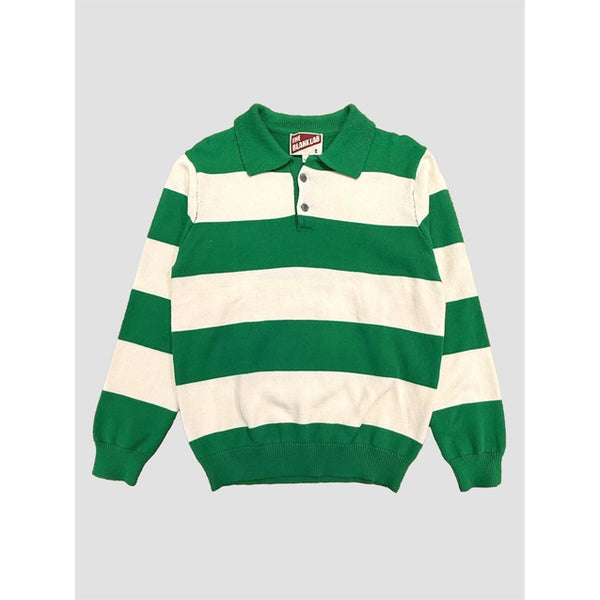 Striped Polo Sweater AAB545