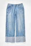 Final Countdown Cuffed Low Rise Jeans