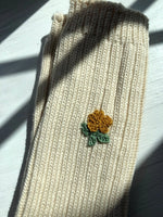 Crochet Wild Flower Socks