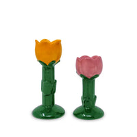 Candle Holder Set - Flowers