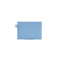 Alex Card Holder - Light Blue Pebbled