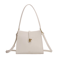 Lock Shoulder Bag - Coconut Cream