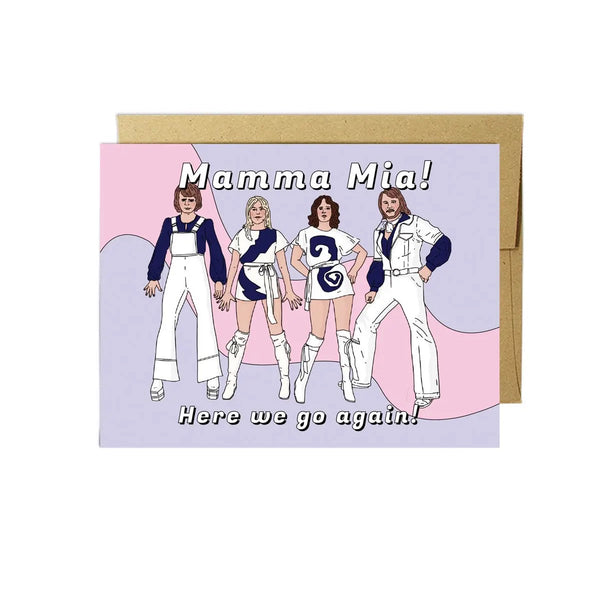 Here We Go Again Greeting Card