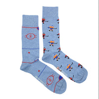 Hockey Rink & Hockey Player Socks