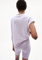 Ofeliaa Pretty Stripe T-Shirt - Purple Noise/Oatmilk