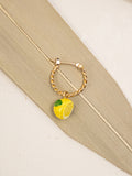 Lemon Mini Hoop Earring